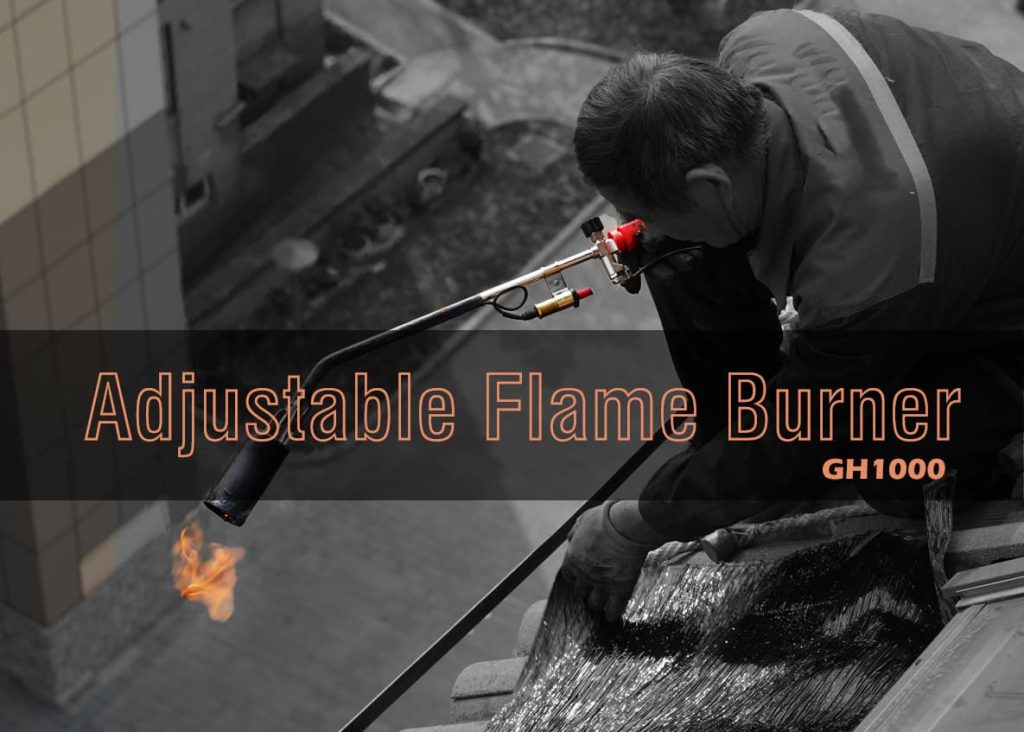 GH1000 high-pulse flame removing grass roots in a garden01